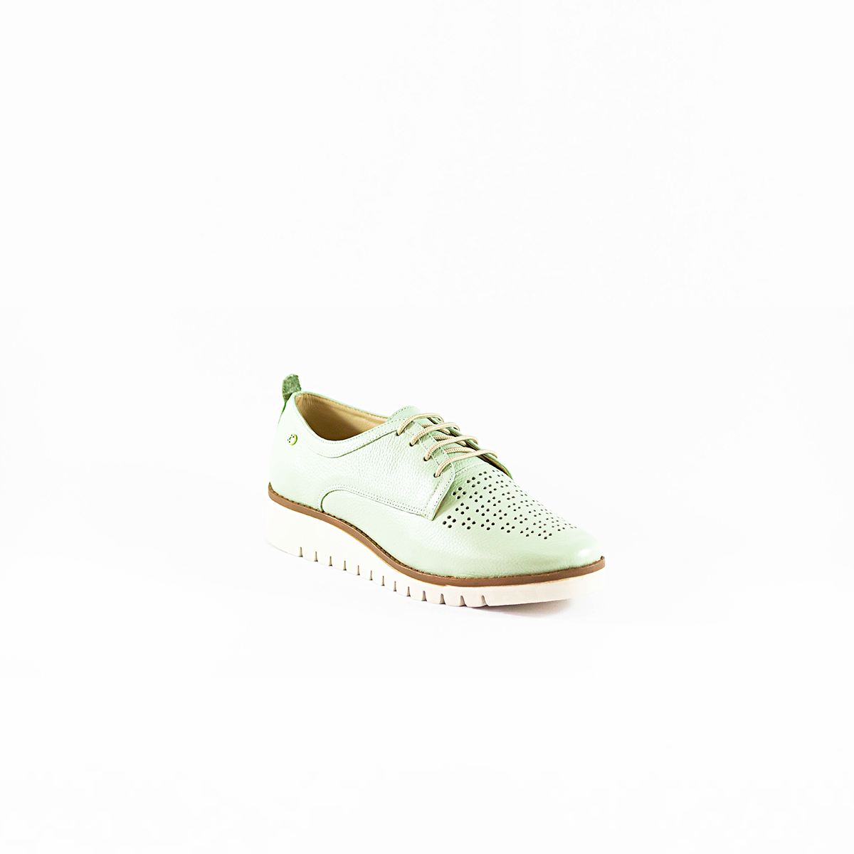 Mocasines OXFORD KAMINATA - Color Verde Menta Zapatos en Cinthia Calzados Cusco